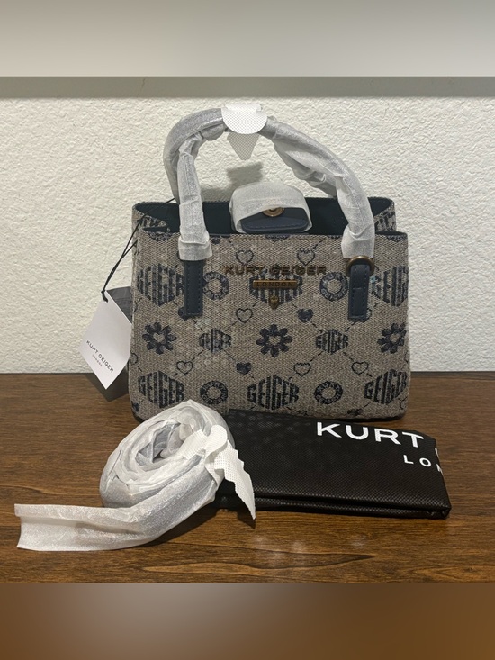 Kurt Geiger Handbags - Kurt Geiger Hampstead Sequin Jacquard Mini Tote with crossbody strap